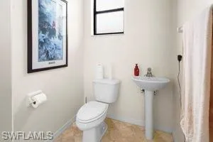 Pool Bathroom off the lanai. So your swimmers don't have to go thru your home to use the restroom.
