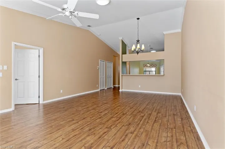 Door on left to Primary bedroom from Great Rm