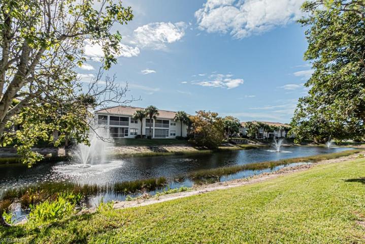View of Pond with Water Feature
