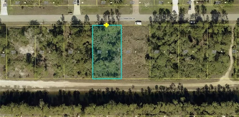 Aerial overview of property's location