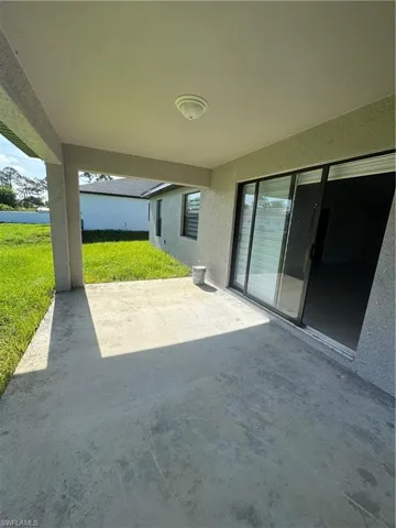 View of patio