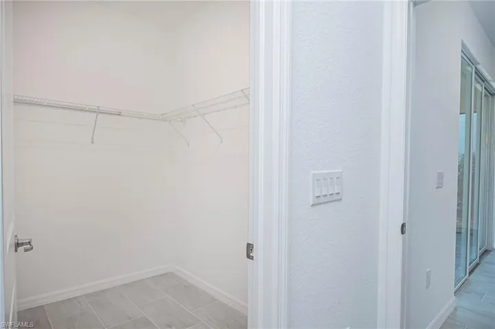View of spacious closet