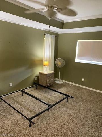 Notice the coffered ceiling with crown moulding