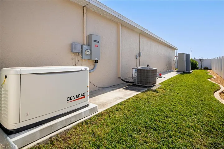 Whole house propane generator included for convenience and peace of mind
