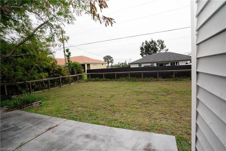 large back yard