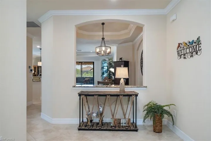 View when walking in through front door