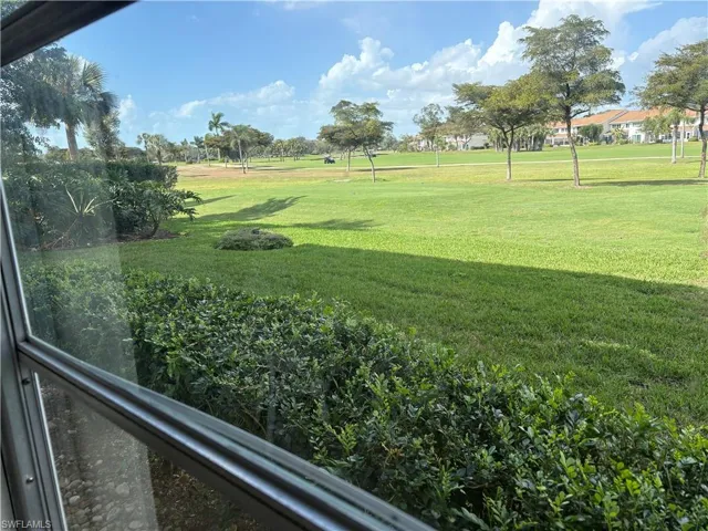 View of grassy yard