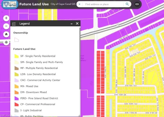Current Zoning/Future Land Use per City's website 9/21/2021