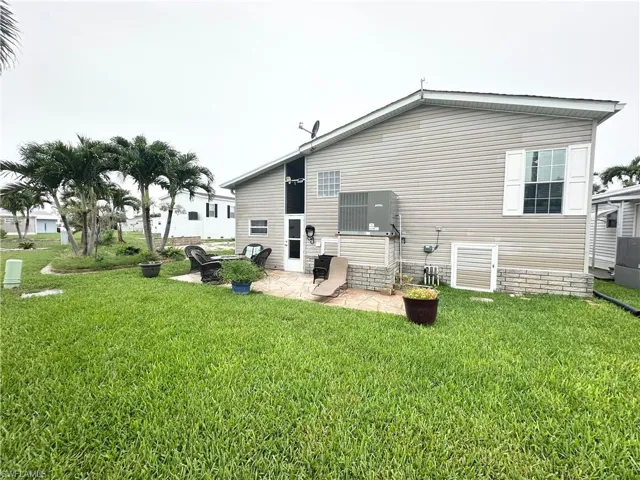 Rear of home