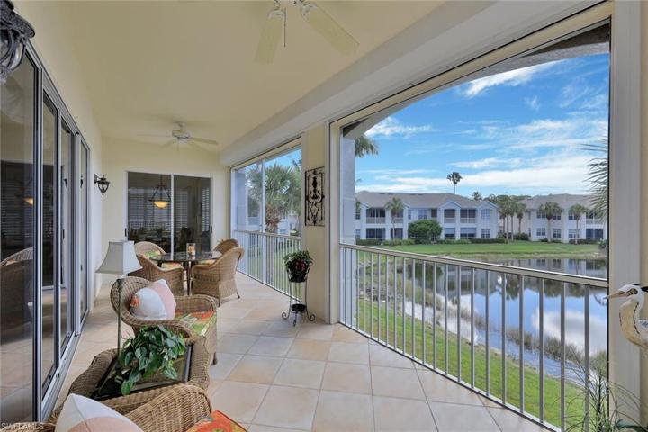 Spacious lanai with electric hurricane shutters