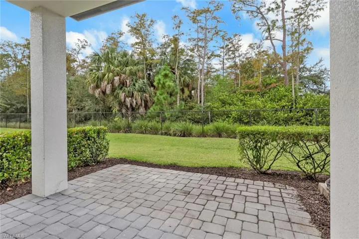 View of patio