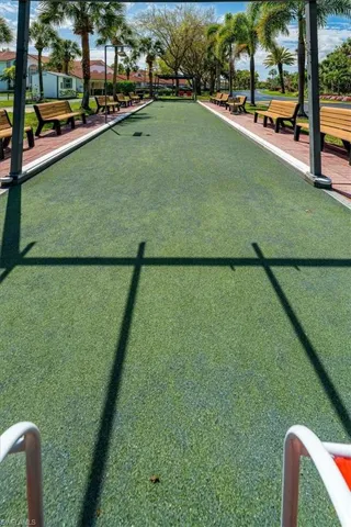 Surrounding community with a game area