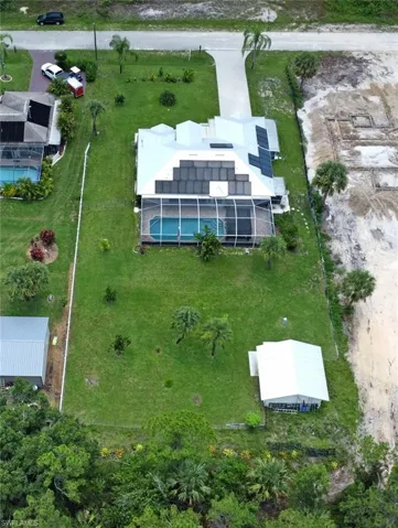 Aerial overview of property's location