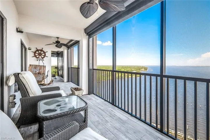 Plenty of balcony space