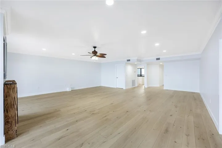 Looking toward dining, kitchen and foyer