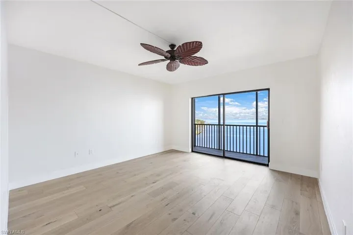 View and balcony from Master Bedroom