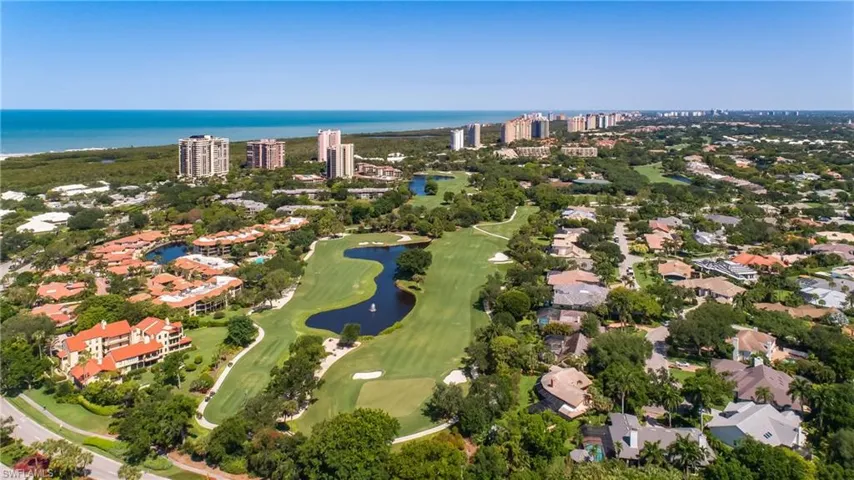Aerial overview of Pelican Bay