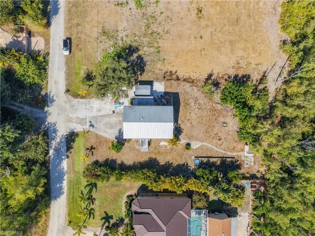 Aerial view of property's location