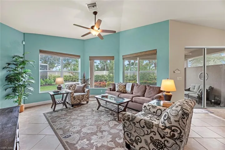 Family room w/plenty of windows for light