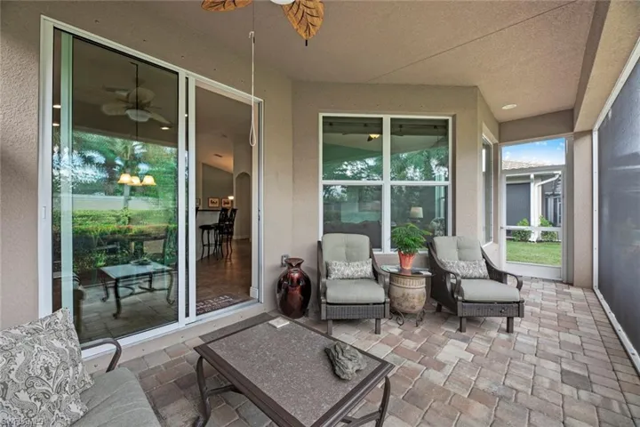 Large covered/screened area