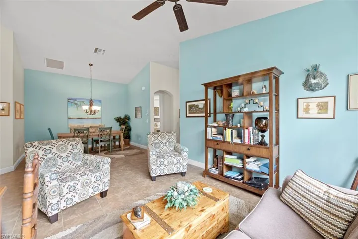 Living room looking to dining room