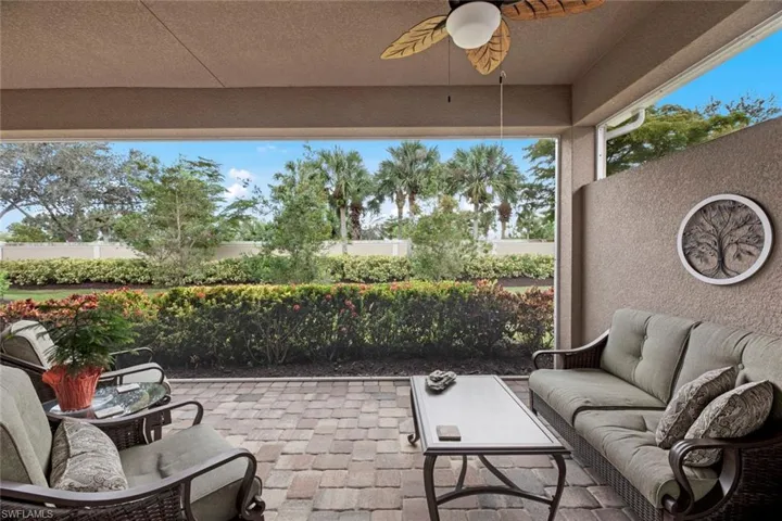 Covered lanai view