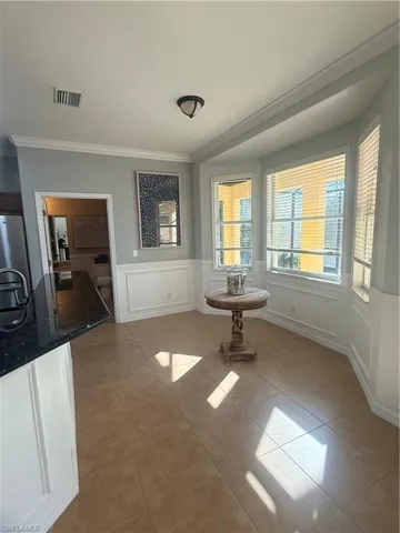 With furniture removed
