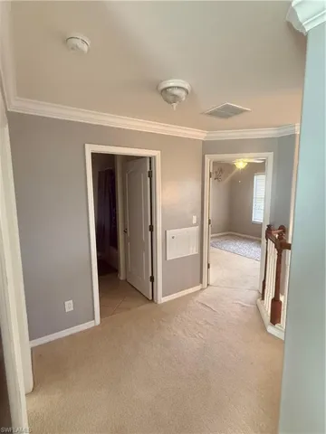 Upstairs - two bedrooms and bath