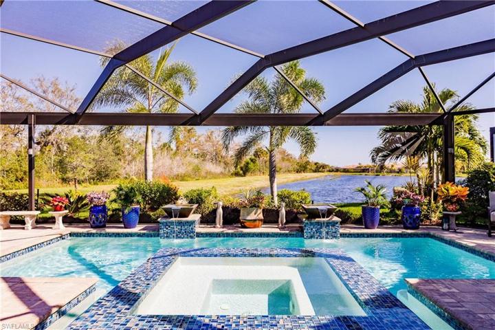 Pool with Long Lake View
