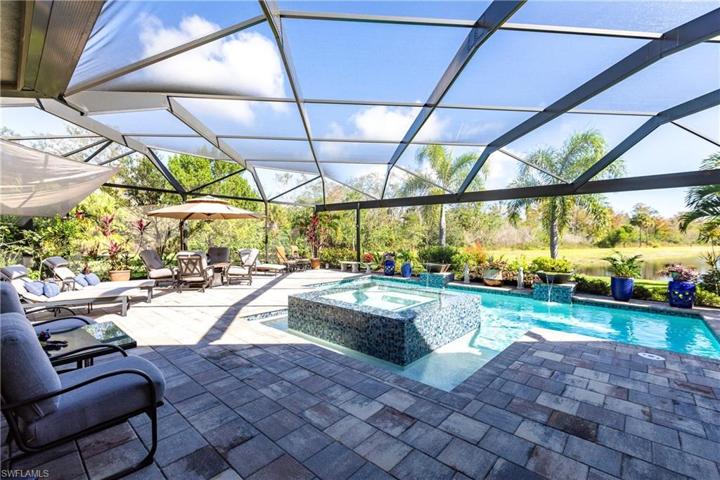 Pool with Outdoor Seating Areas