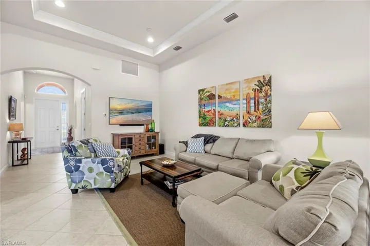 Great room looking to foyer