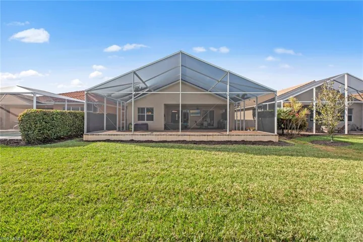 Rear of home