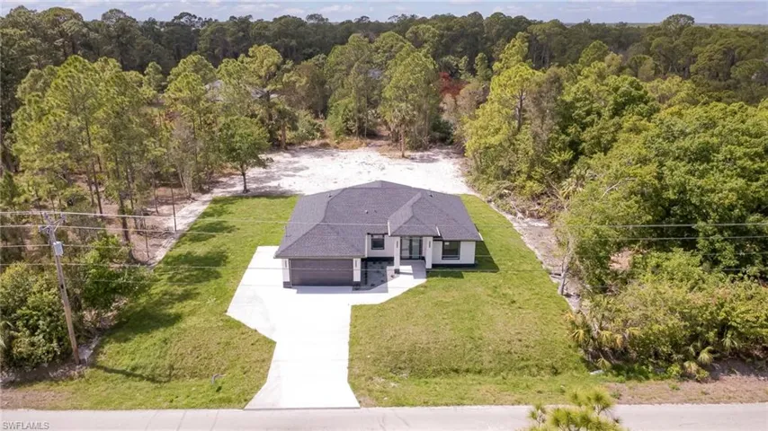 Aerial view of property and surrounding area