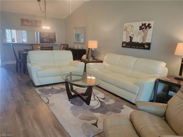 Inviting living room for having friends over.