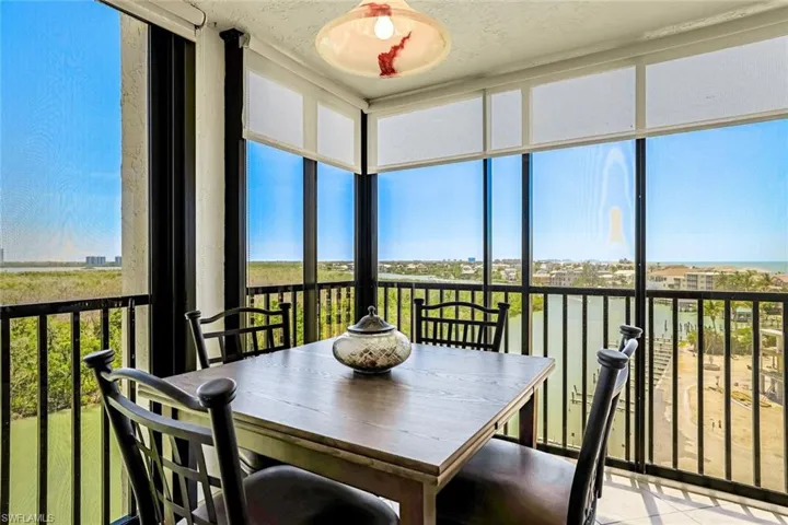 Sunroom / solarium with healthy amount of natural light