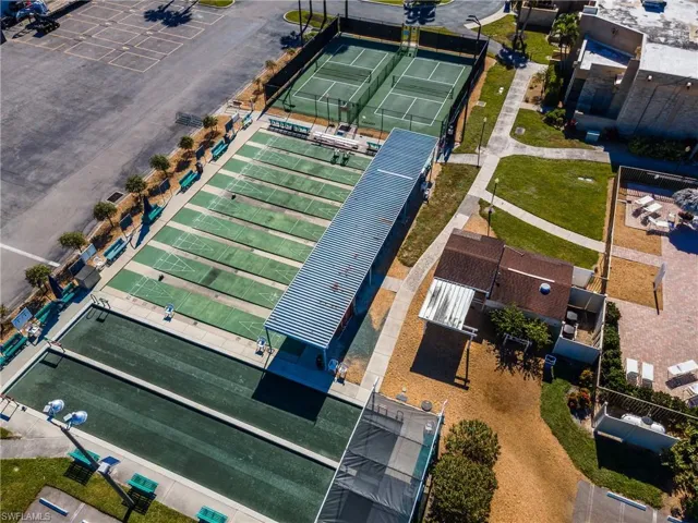 Aerial view of property's location