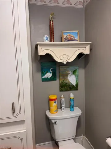 Master bathroom featuring toilet