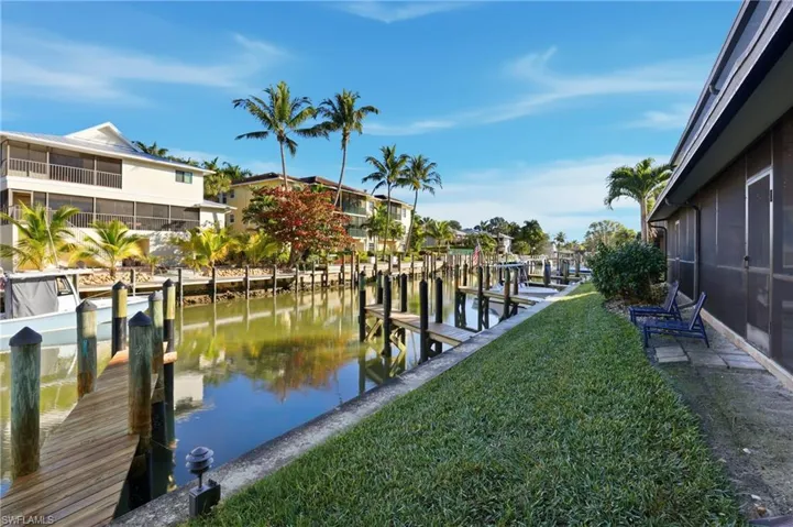 Docks available for owner use just off the back of the unit