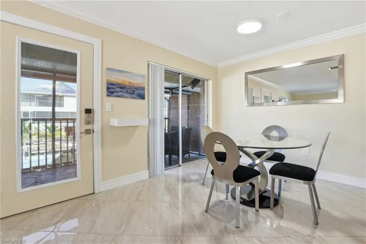 Tile throughout and a neutral palette make this easy to move right in