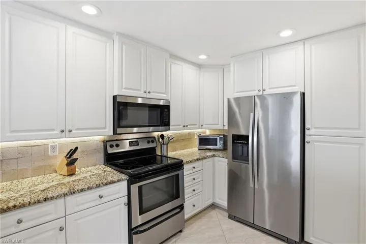 being sold turnkey, the kitchen features everything you need to move right in