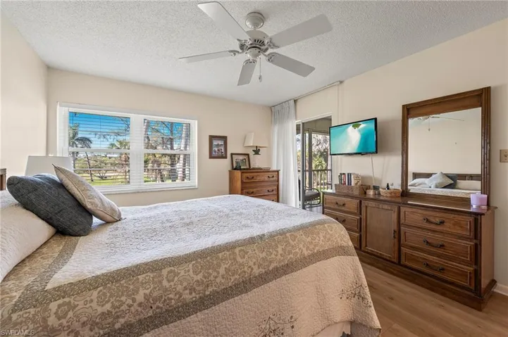 As one can see, the master features an abundance of space and gorgeous views.