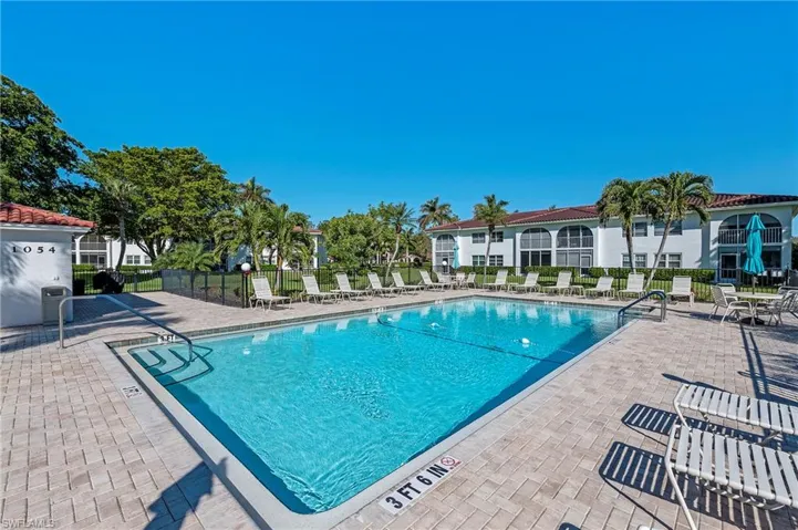 Just one of three heated pools ...