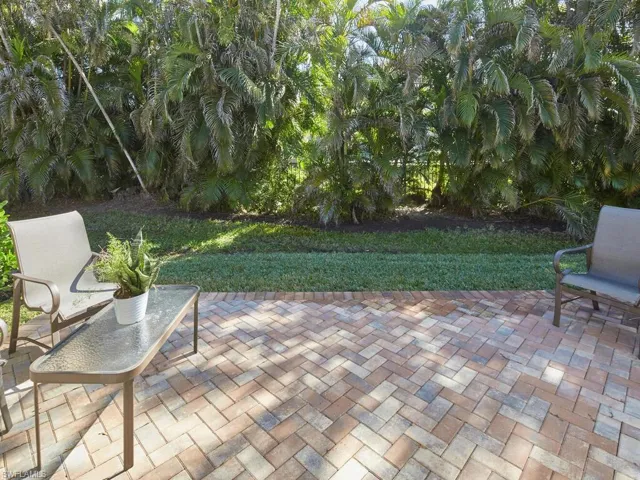 View of rear private patio