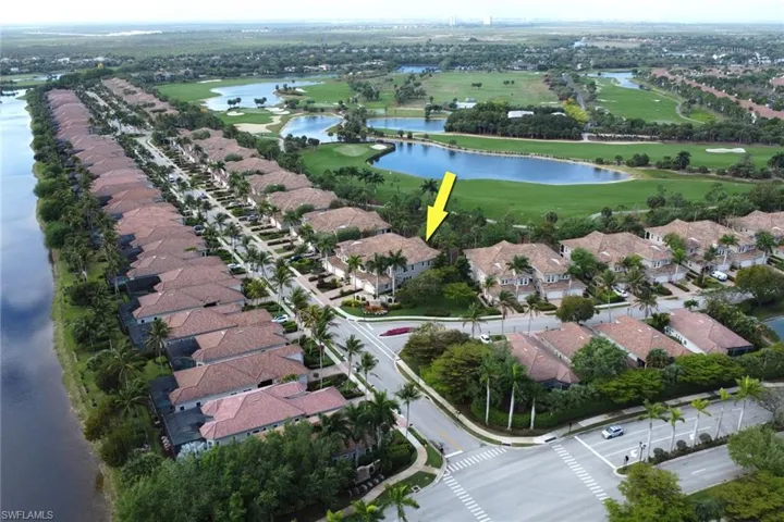 Corner View of Golf Course and Lake