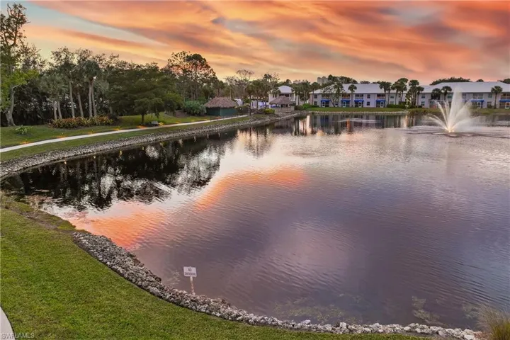 Water view from unit at dusk/twilight