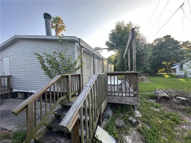 View of deck