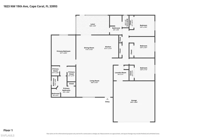 1823 Nw 19th Ave, Cape Coral, Florida 33993