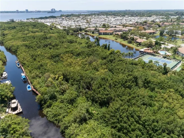 Aerial of Canal to the River