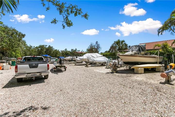 Boat trailer storage