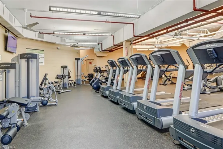 View of workout area